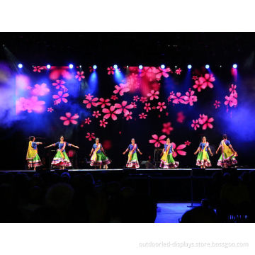 P6.25 Indoor Full Color Stage Background Led Display Screen Smd 3528 25600dots/m2